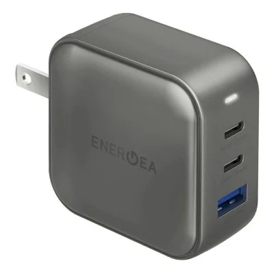 Energea Travelworld Gan100, 3C1A Pd/Pps/Qc3.0 Wall Charger,100W (Us+Uk+Eu+Au) - Gun